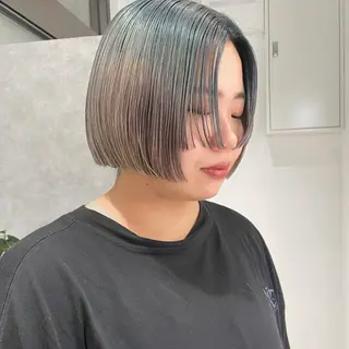 ショート カラー ダブルカラー,透け カラーHINARIのヘアスタイル