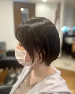 ショート 馬場 麻奈美のヘアスタイル