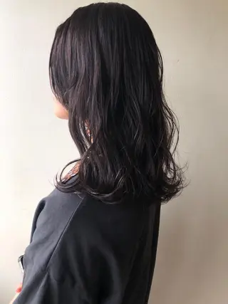 セミロング 🌻韓国風ヘア🌻 ✨🌷ナナコ🌷のヘアスタイル