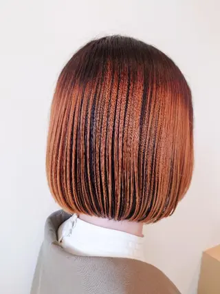 ミディアム カラー 東梅田/美髪矯正/ 大貫一輝のヘアスタイル