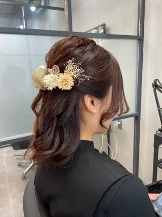 ミディアム ヘアアレンジ ALLEN hair /まなのヘアスタイル