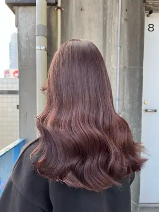 ロング カラー 表参道/透明感カラー /暗髪/ジュキヤのヘアスタイル