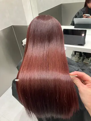 カラー 💖ブリーチなし透明 感💖ASAHIのヘアスタイル