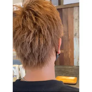 ショート カラー メンズ 瓦井 慧のヘアスタイル