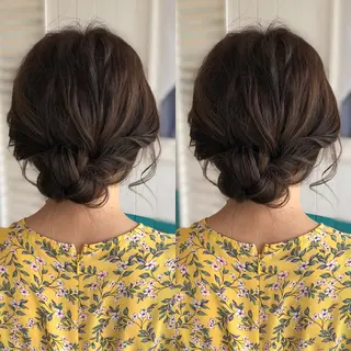 セミロング Snaly カラー特化ページのヘアスタイル
