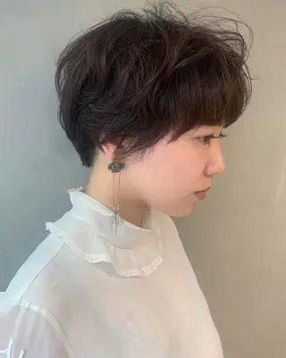 ショート カラー ウルフレイヤーカット /チヒロのヘアスタイル