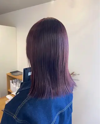 カラー 新美 あかねのヘアスタイル