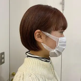 ショート カラー 🪭risa 暖色/レイヤー🪭のヘアスタイル