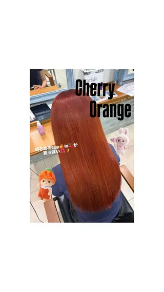 ロング カラー 韓国ヘア/グレージュ カラー🩷リノアのヘアスタイル