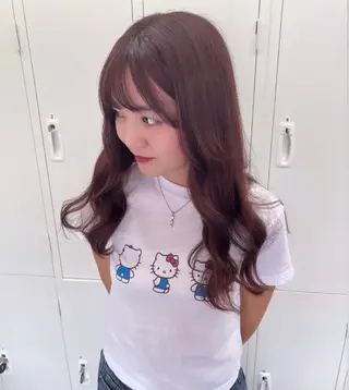 カラー 🎀艶モテ/髪質改善 🎀♡𝒀𝑼𝑨♡のヘアスタイル