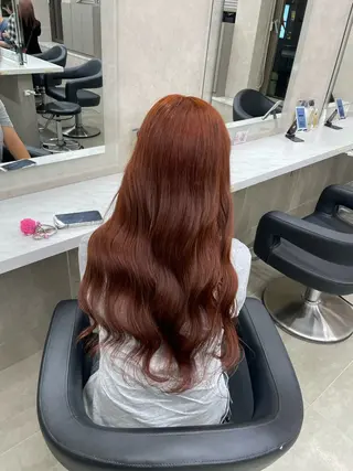 ロング カラー ヘアアレンジ 💗横浜美容室 💗HARUNAのヘアスタイル