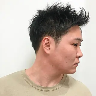 ショート メンズ すごう こうへいのヘアスタイル
