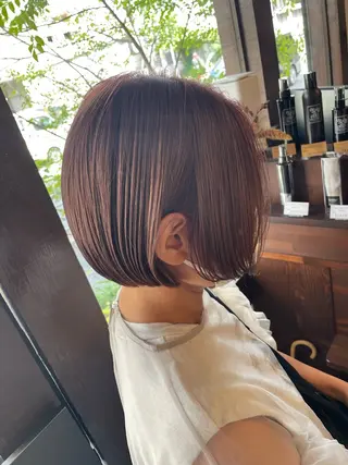 ショート カラー 髪質改善/JITA 上本町/上尾 純也のヘアスタイル