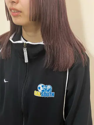 セミロング 小山 水綺のヘアスタイル