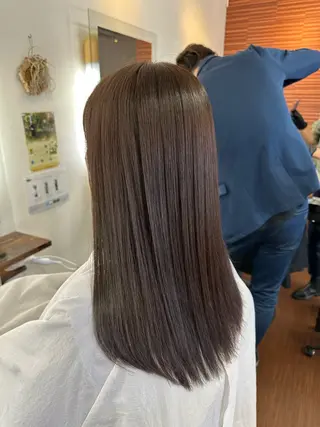 ロング カラー 💜推しインナー カラー/菊池柊真💜のヘアスタイル
