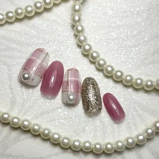 ネイル ⭐︎休業中の練習⭐︎ JNA認定講師髙橋のネイルデザイン