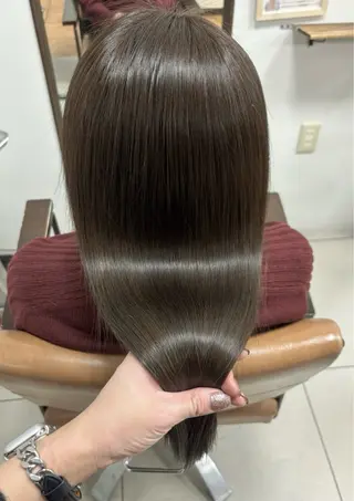 ミディアム カラー 頭皮×髪質改善 透明感カラー💎中村のヘアスタイル