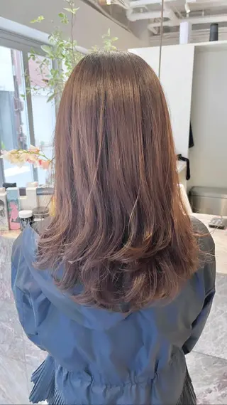 ミディアム 池田 寿子のヘアスタイル