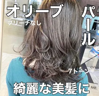 カラー ブリーチなしで 全国から予約殺到♡のヘアスタイル