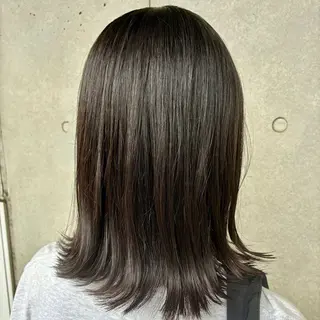 セミロング 遠藤姫花 𝒂𝒔𝒉草加𓂃のヘアスタイル