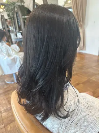 セミロング レイヤー／ ／るかのヘアスタイル