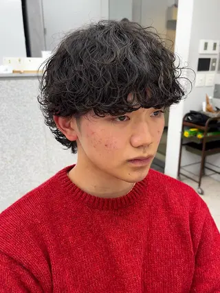 パーマ メンズ 🍐シャドウパーマ メンズ特化/守岡🍐のヘアスタイル