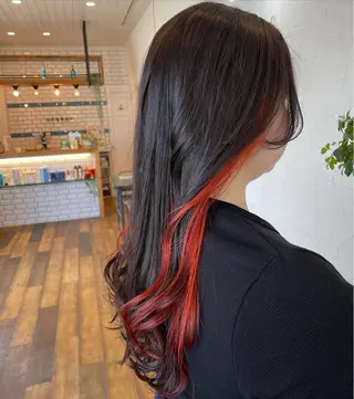 ロング カラー 🌸小掛🌸 豊橋外国人風カラーのヘアスタイル