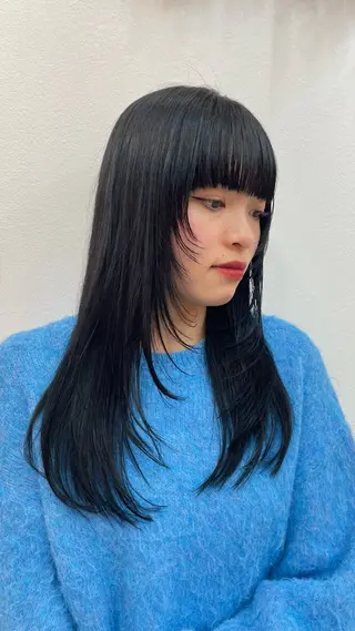 ロング 韓国ヘア🎀マイカ| 新大久保のヘアスタイル