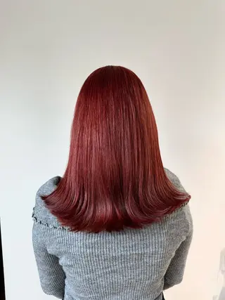 カラー 増田 百花のヘアスタイル