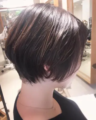 ショート 安永 涼のヘアスタイル