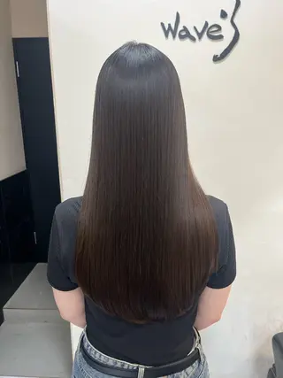 ロング ☘️上村 ☘️髪質 改善/透明感カラーのヘアスタイル