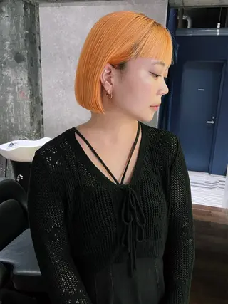 ショート カラー 🧡色落ちまで2度 楽しめる🧡ヨシキのヘアスタイル