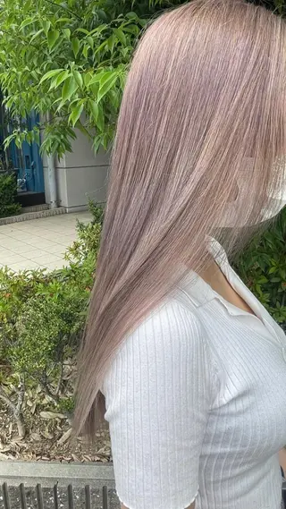 ロング カラー 渡辺 瑠美のヘアスタイル