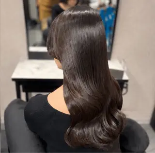 ロング カラー sakina ໒꒱のヘアスタイル