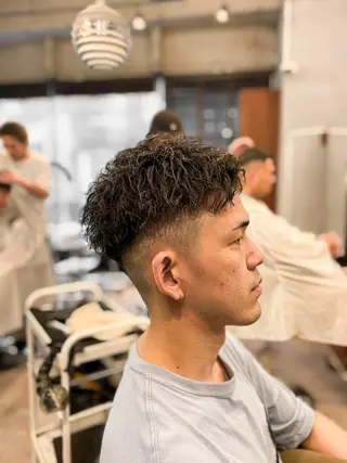 ショート パーマ メンズ キッズ IRIE⚡️メンズ/ パーマ⚡️北川聖也のヘアスタイル