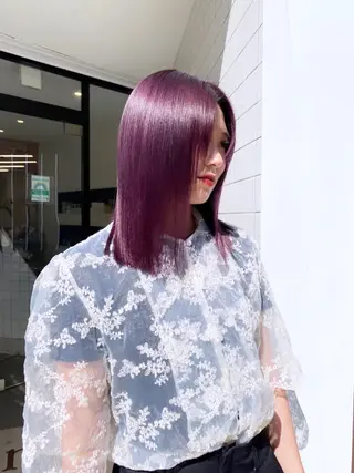 セミロング カラー けいこ🍊ニュアンス ネイル/個性派ネイルのネイルデザイン