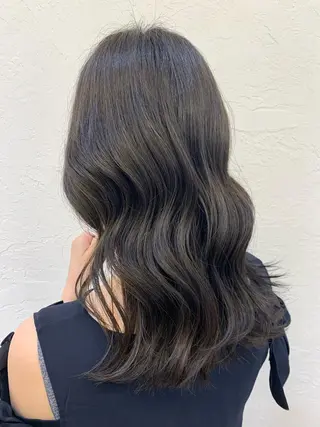 セミロング カラー 髪質改善/縮毛矯正 鈴木裕介のヘアスタイル