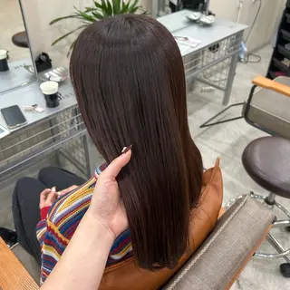 ロング MIDORI🎀 透明感/ベージュのヘアスタイル