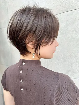 ショート カラー 縮毛矯正✨🫧 レイヤー川村利幸のヘアスタイル