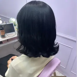 ミディアム 縮毛矯正・髪質改善 特化 出納 直起のヘアスタイル
