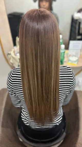 ロング アンククロス/ ♡ayu♡のヘアスタイル
