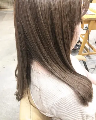 セミロング カラー 🌼圧倒的な口コミ数 BRAVE柏東口のヘアスタイル