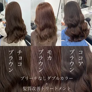 ロング カラー 🎀暖色/ラベンダー /paru🤍のヘアスタイル
