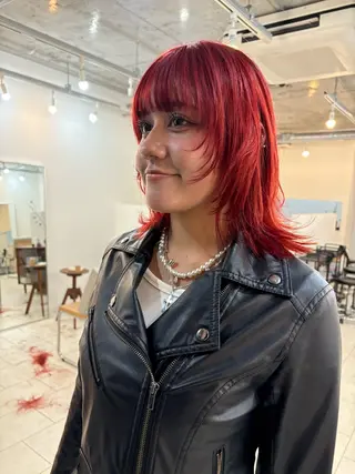 ミディアム カラー eri kinjoのヘアスタイル