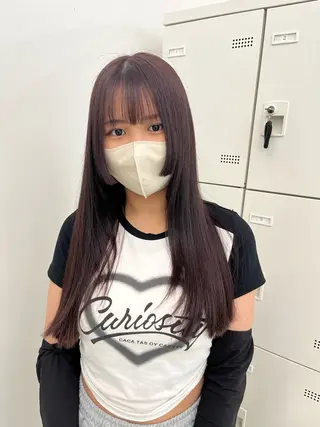 セミロング カラー ヘアアレンジ 愛されカラー🩷 はるなのヘアスタイル