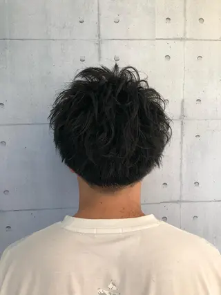 ショート パーマ メンズ 北脇 健治のヘアスタイル