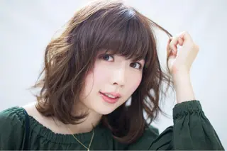 ミディアム カラー ヘアアレンジ 【滝川市 美容師】 髙橋昌也のヘアスタイル