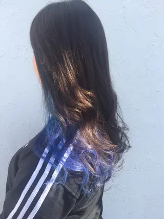 ロング カラー 天王寺区🌟大好評バ ッサリ◎美髪改善矯正のヘアスタイル
