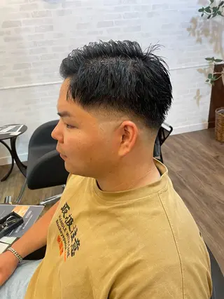 ショート メンズ MATSURI BASE.AWAJIのヘアスタイル