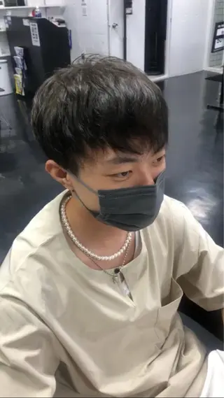 ショート カラー メンズ 段下 航一郎のヘアスタイル